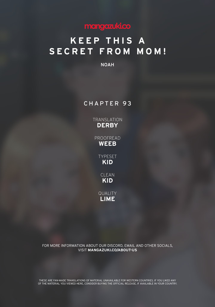 Keep it a secret from your mother! - Chapter 93 Page 1