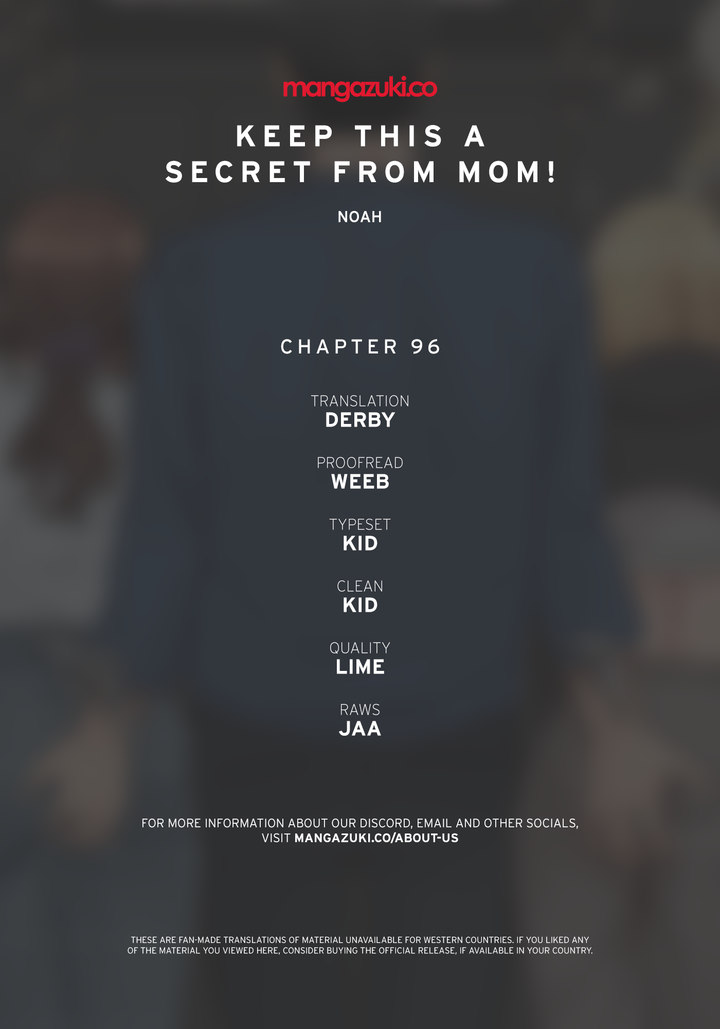 Keep it a secret from your mother! - Chapter 96 Page 1